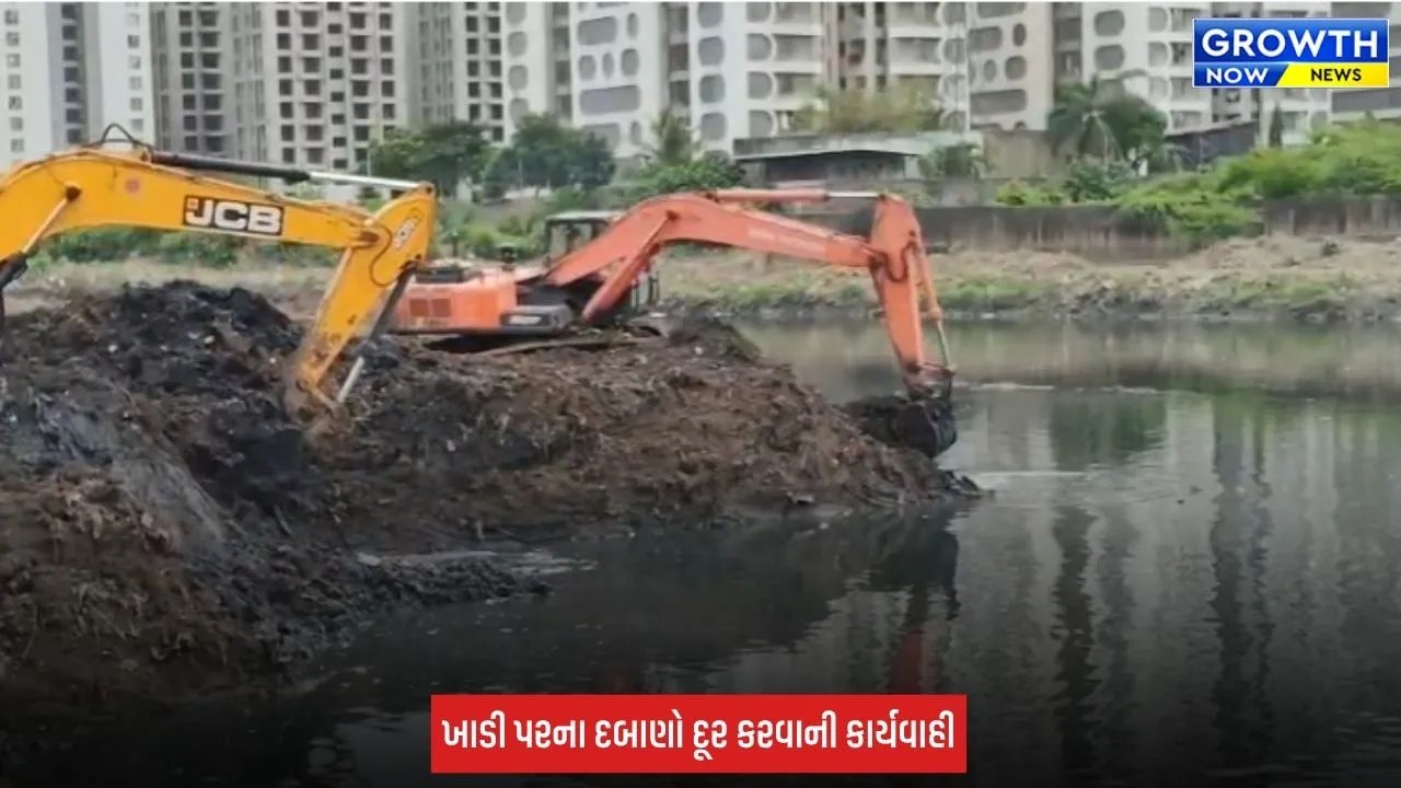 Surat Flood: ખાડી પૂરના ખતરા સામે તંત્ર સક્રિય, ખાડી ઊંડી-પહોળી કરવાની કામગીરી શરૂ