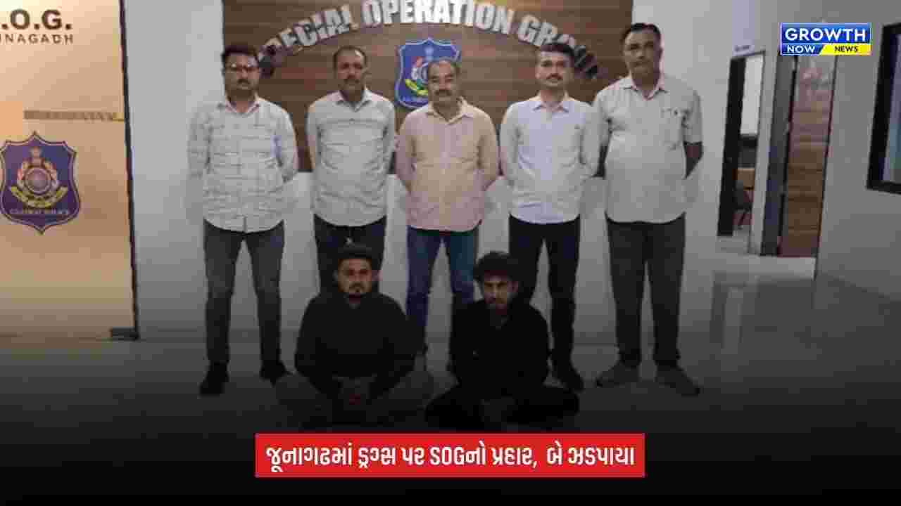 Junagadh SOGની મોટી કાર્યવાહી, 4 ગ્રામ મેફેડ્રોન સાથે ધોરાજીના બે શખ્સ ઝડપાયા