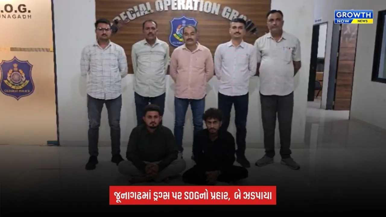 Junagadh SOGની મોટી કાર્યવાહી, 4 ગ્રામ મેફેડ્રોન સાથે ધોરાજીના બે શખ્સ ઝડપાયા