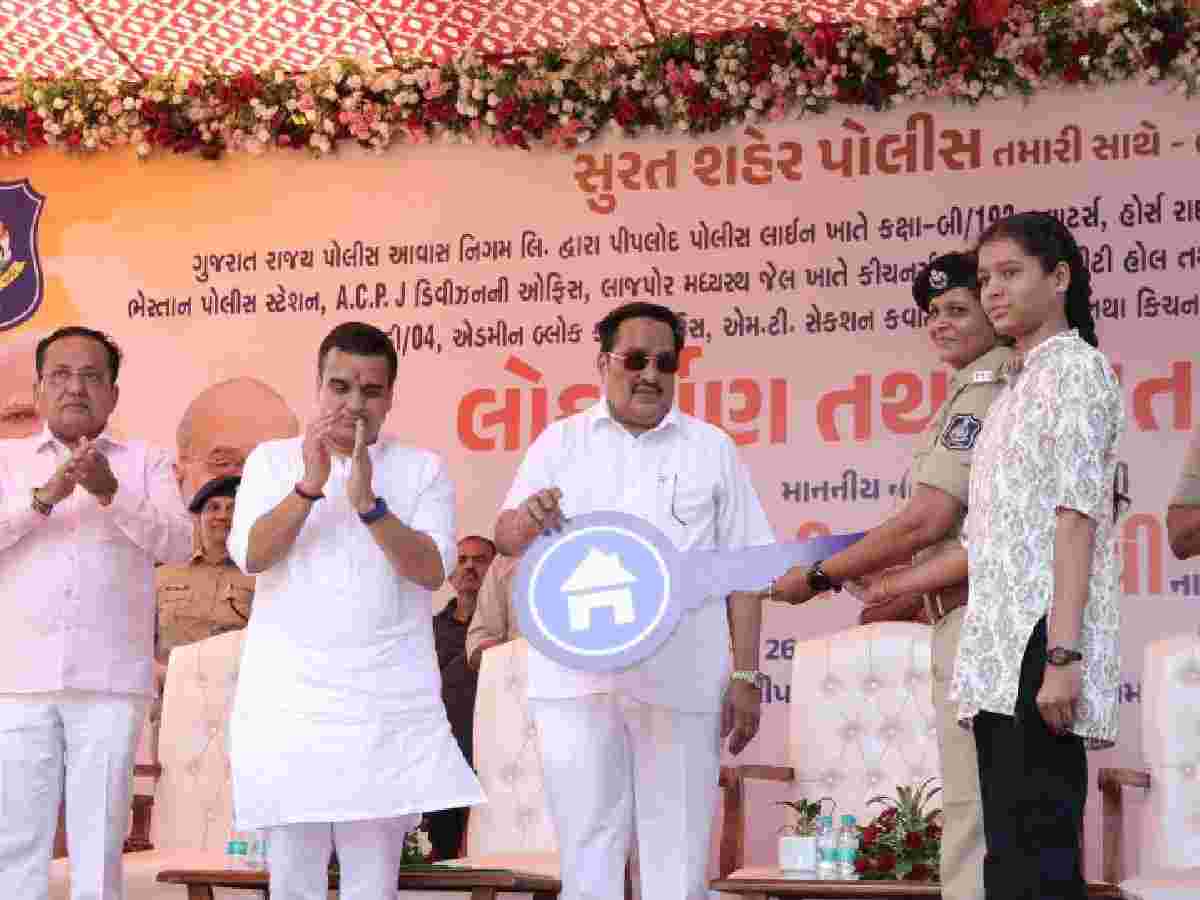 સુરતમાં કેન્દ્રીય જળશક્તિમંત્રી સી.આર. પાટીલના હસ્તે 116 કરોડની યોજનાઓનું લોકાર્પણ-શિલાન્યાસ
