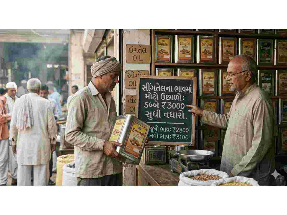 સીંગતેલના ભાવમાં મોટો ઉછાળો: ડબ્બો ₹3000 સુધી વધારો