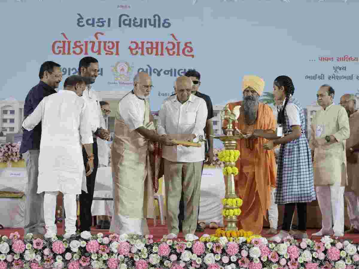 અમરેલીમાં નવનિર્મિત કન્યા છાત્રાલય અને ભોજનાલયનું મુખ્યમંત્રી દ્વારા લોકાર્પણ