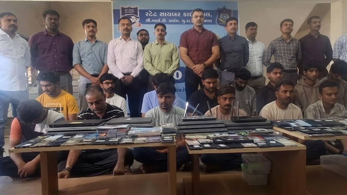 સાયબર ક્રાઇમે વડોદરા-પાલનપુર-ગોવામાં એકસાથે રેડ, સાયબર ગેંગના 16 લોકોની ધરપકડ કરી