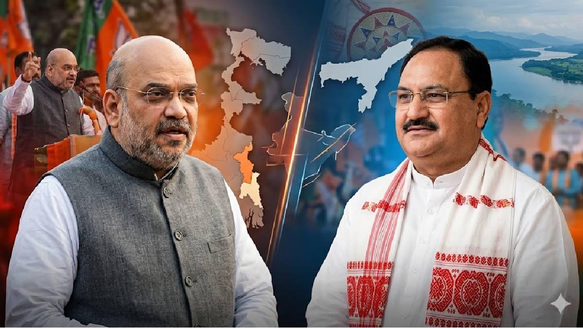 અમિત શાહ બંગાળ માટે નિરીક્ષક રહેશે, જેપી નડ્ડાને આસામની જવાબદારી સોંપવામાં આવી
