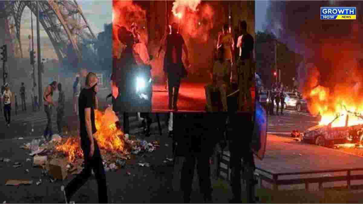VIDEO: ફ્રાન્સમાં જશ્ન બેકાબૂ, લૂંટફાટ-હિંસામાં ભડકે બળ્યું પેરિસ
