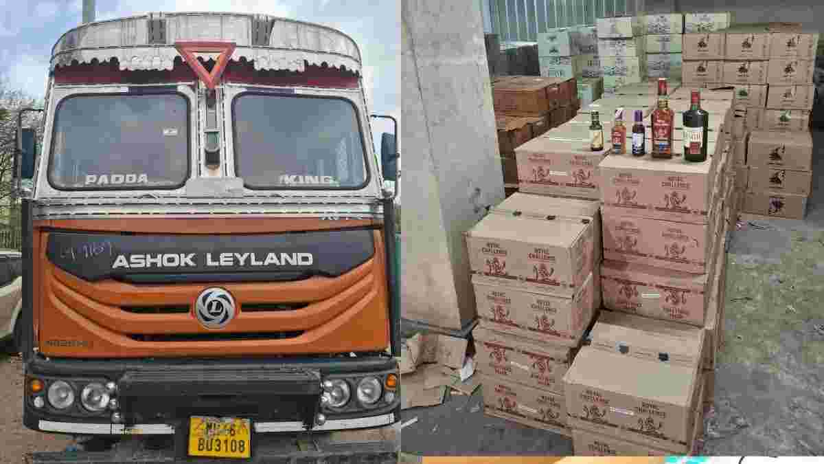 ₹30 લાખનો મુદ્દામાલ કબજે: વડોદરામાં દારૂ ભરેલું કન્ટેનર ઝડપાયું