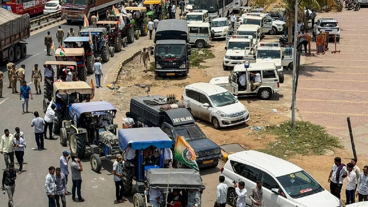 અમદાવાદ ખેડૂત આંદોલન: કોંગ્રેસ પ્રેરિત ખેડૂત આંદોલન નિષ્ફળ!, ઓગણજ ખાતે ખેડૂતો અને નેતાઓ વચ્ચે તકરાર!
