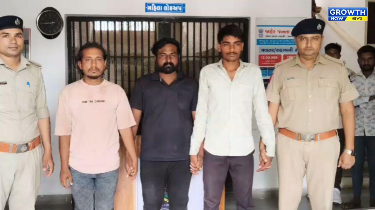 ધોળકાના કોઠ ગામે છરીની અણીએ લૂંટ ચલાવનારા ત્રણ આરોપીની ધરપકડ