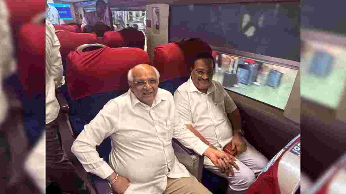 વંદે ભારત એક્સપ્રેસમાં કેન્દ્રીય મંત્રી અને મુખ્યમંત્રી વચ્ચે મહત્વપૂર્ણ ચર્ચા