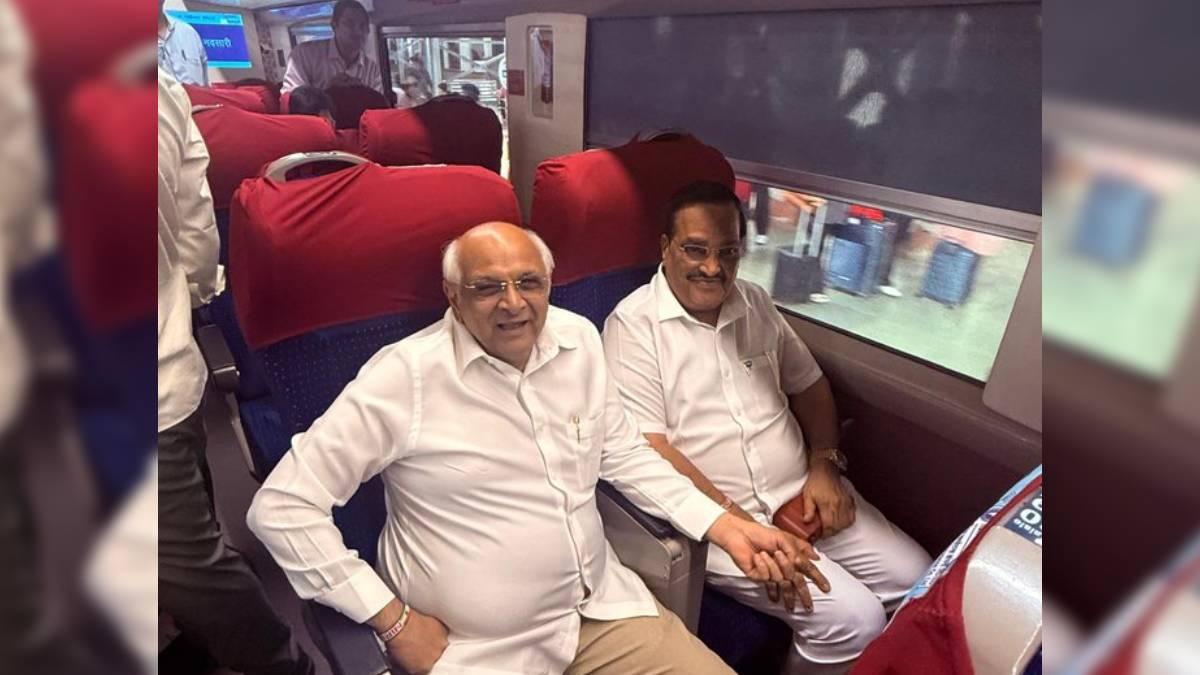 વંદે ભારત એક્સપ્રેસમાં કેન્દ્રીય મંત્રી અને મુખ્યમંત્રી વચ્ચે મહત્વપૂર્ણ ચર્ચા