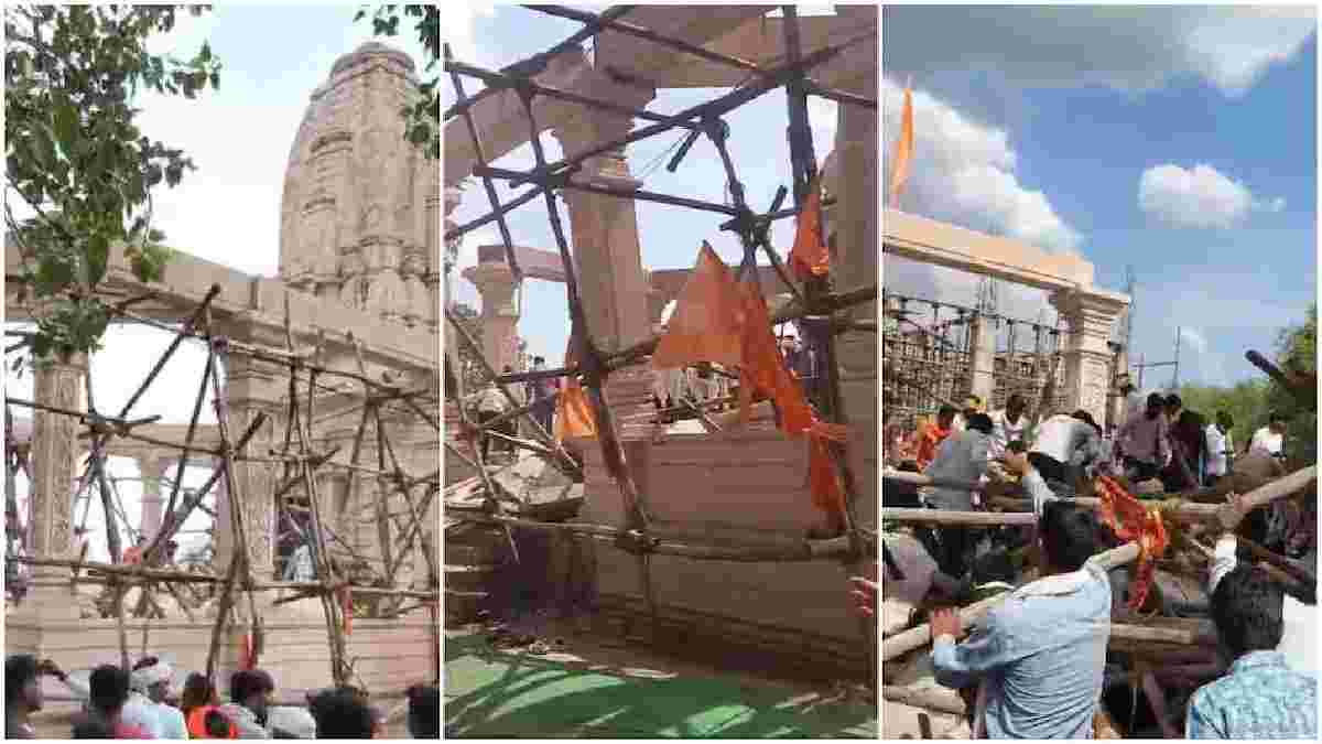 મહારાષ્ટ્રના પરભણીમાં મોટી દુર્ઘટના... મારુતિ મંદિરના એસેમ્બલી હોલની છત ધરાશાયી થતાં 30-40 ભક્તો કાટમાળ નીચે ફસાયા