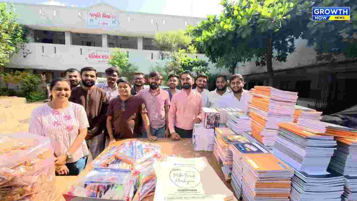 ‘મિલ કે બાંટે ખુશિયાં’ ફાઉન્ડેશન દ્વારા 120 બાળકોને શૈક્ષણિક કિટનું વિતરણ