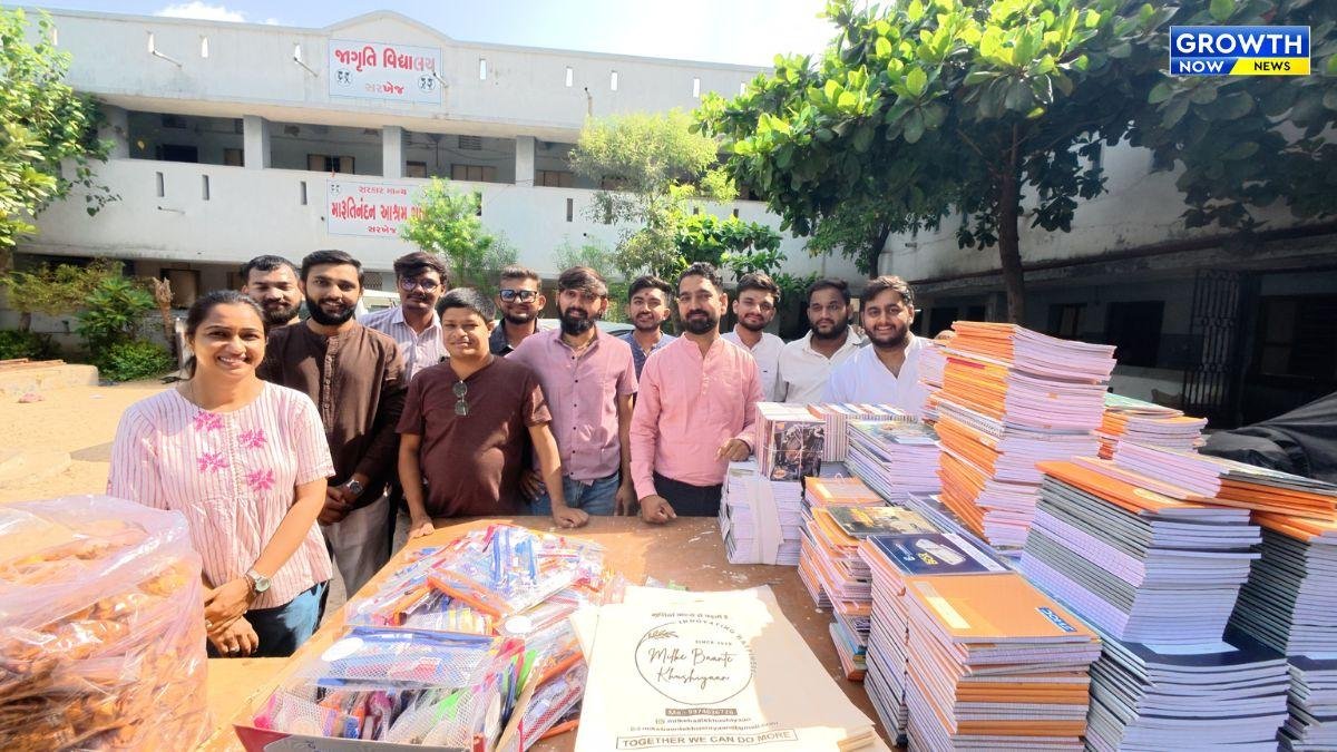 ‘મિલ કે બાંટે ખુશિયાં’ ફાઉન્ડેશન દ્વારા 120 બાળકોને શૈક્ષણિક કિટનું વિતરણ