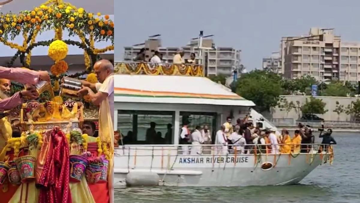 અમદાવાદમાં જગન્નાથજીની પરંપરાગત જળયાત્રા નીકળી: સાબરમતીમાંથી 108 કળશમાં પવિત્ર જળ લાવી જળાભિષેક કર્યો