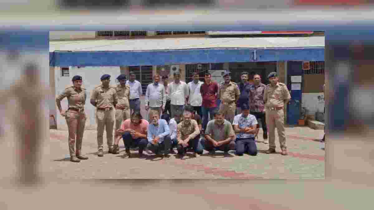 ગાંધીનગરના કુડાસણમાં રૂપિયા 1.10 કરોડની લેતીદેતીમાં મારામારી: 11 આરોપીઓની ધરપકડ
