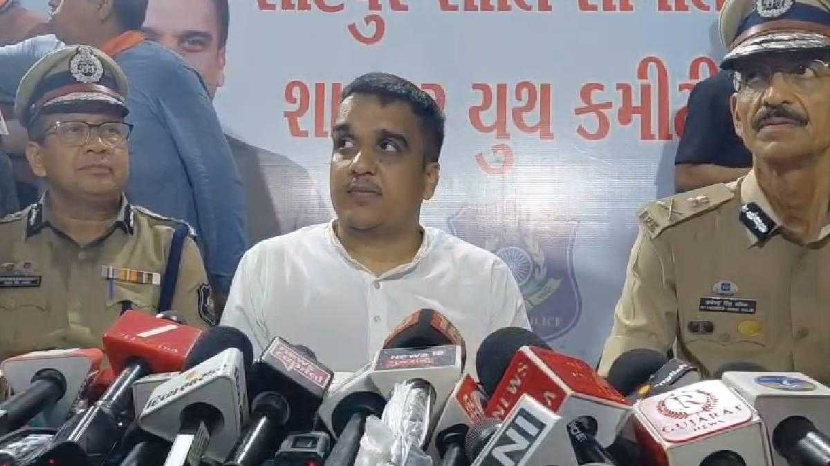 હર્ષ સંઘવીએ કર્યા ભગવાન જગન્નાથના દર્શન, રથયાત્રાની સુરક્ષા વ્યવસ્થાને બિરદાવી